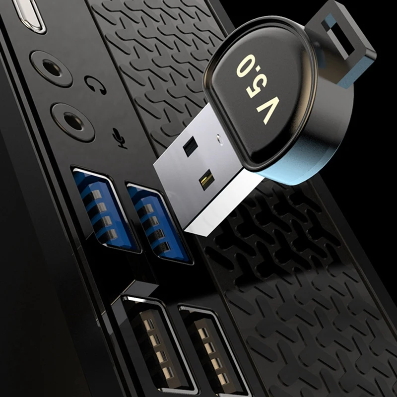 פלסטיק USB Bluetooth Dongle מתאם עבור מחשב PC רמקול אלחוטי עכבר שמע מוסיקה מקלט משדר Aptx התמונה 3