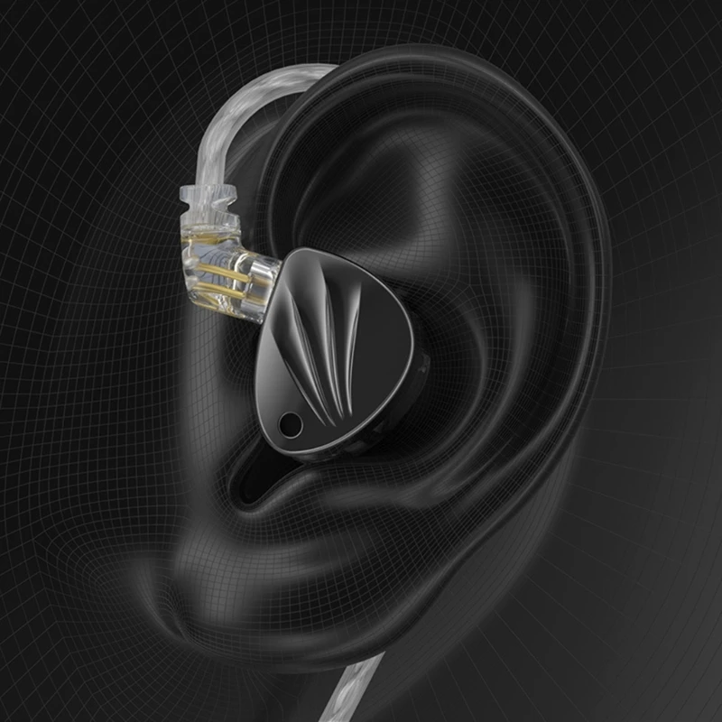 ב-האוזן אוזניות 1DD+1BA Tunable טכנולוגיה HiFi Earbud חוט אוזניות עם שדרוג XUN-10mm דינמי סלילי 45BA התמונה 5