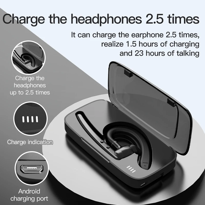 2023 חדשות K10 TWS אלחוטית Bluetooth עסקים אוזניות דיבורית הפחתת רעש אוזניות Bluetooth HD התמונה 1