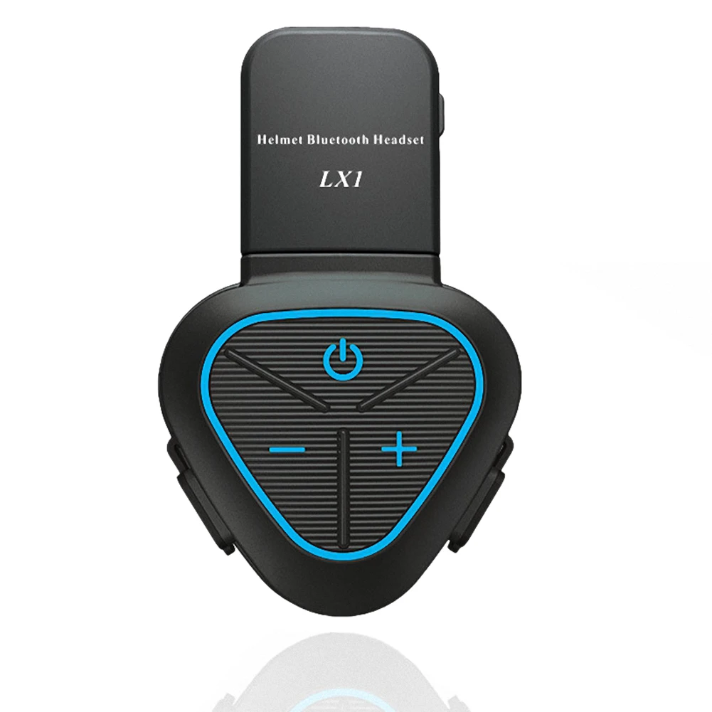 LX1 קסדת אופנוע אוזניות Bluetooth נייד חכם ביטול רעש ממסעדה אוזניות כחול התמונה 0