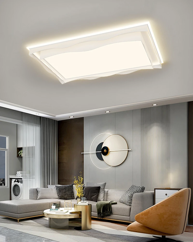 אור תקרת led מטבח מודרני תאורה מנורת תקרה עבור חדר השינה חמוד עיצוב חדר חמים ביתיים אווירה פשוטה מנורות התמונה 0