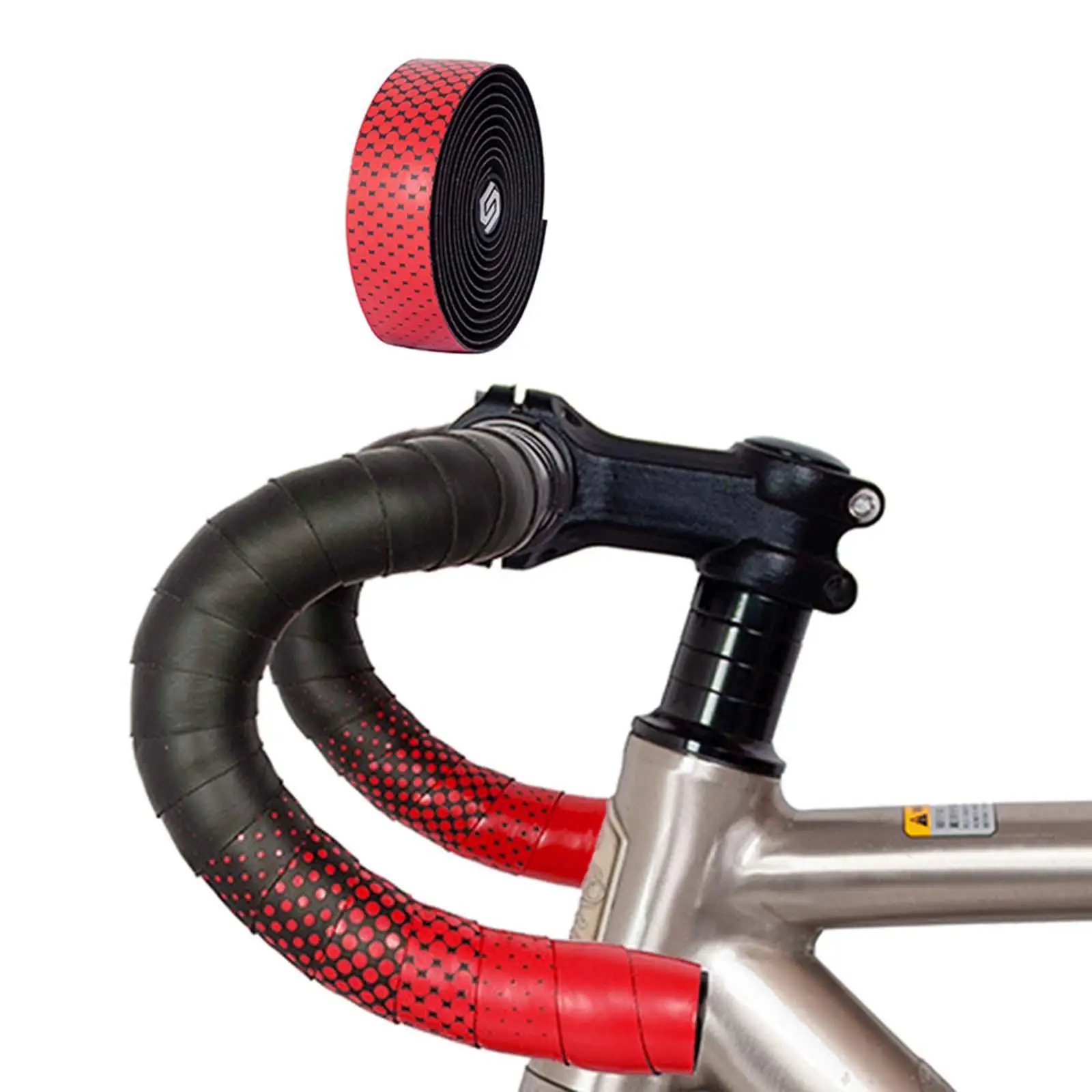2 הכידון הקלטת Breatheable חורים עם סיום בר הקלטת רכיבה על אופניים אופני כביש אופניים דעיכת עוטפת התמונה 1