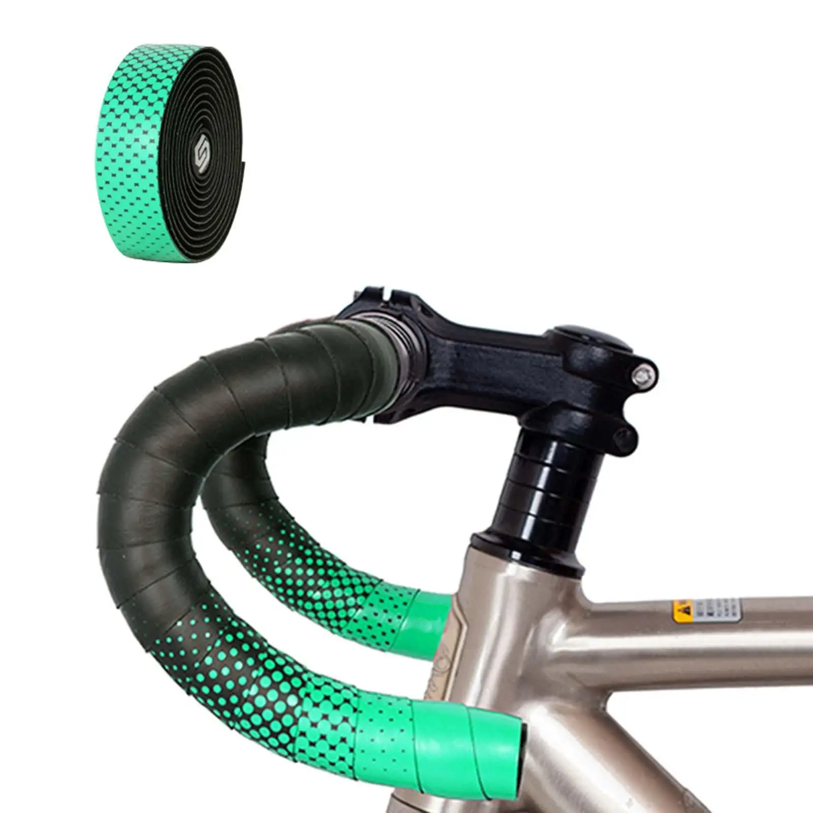 2 הכידון הקלטת Breatheable חורים עם סיום בר הקלטת רכיבה על אופניים אופני כביש אופניים דעיכת עוטפת התמונה 2