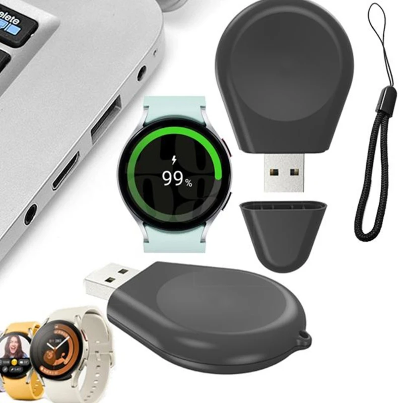Smartwatch לעמוד הרציף כבל סוגר על GalaxyWatch 6/6Classic USB כבל טעינה בעל מתאם חשמל כבל בסיס התמונה 1