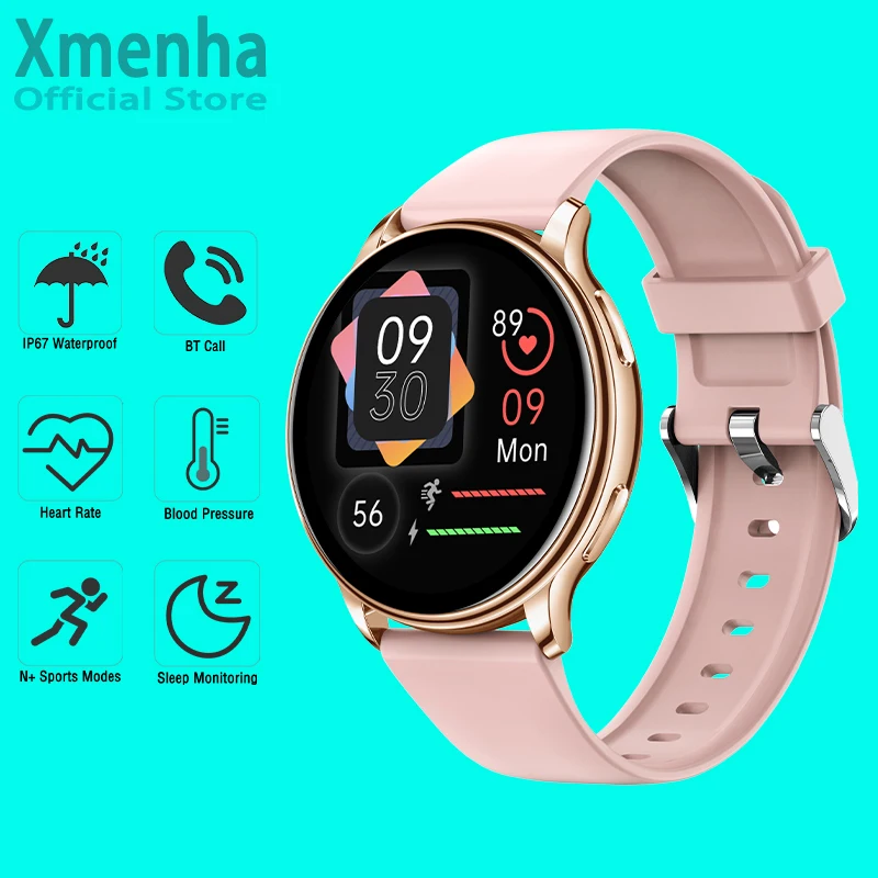 Bluetooth לקרוא שעון חכם של נשים בריאות Smartwatch גברים נשים אנדרואיד iOS בנים כושר תפקוד גשש לפקח על קצב לב התמונה 0
