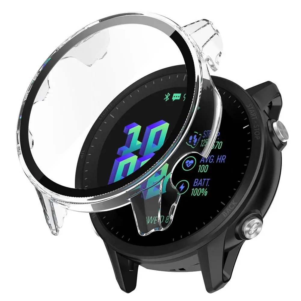 לצפות מגן Case כיסוי משולב Smartwatch Shockproof מגן מעטפת תואם עבור Garmin מבשר 955 התמונה 2