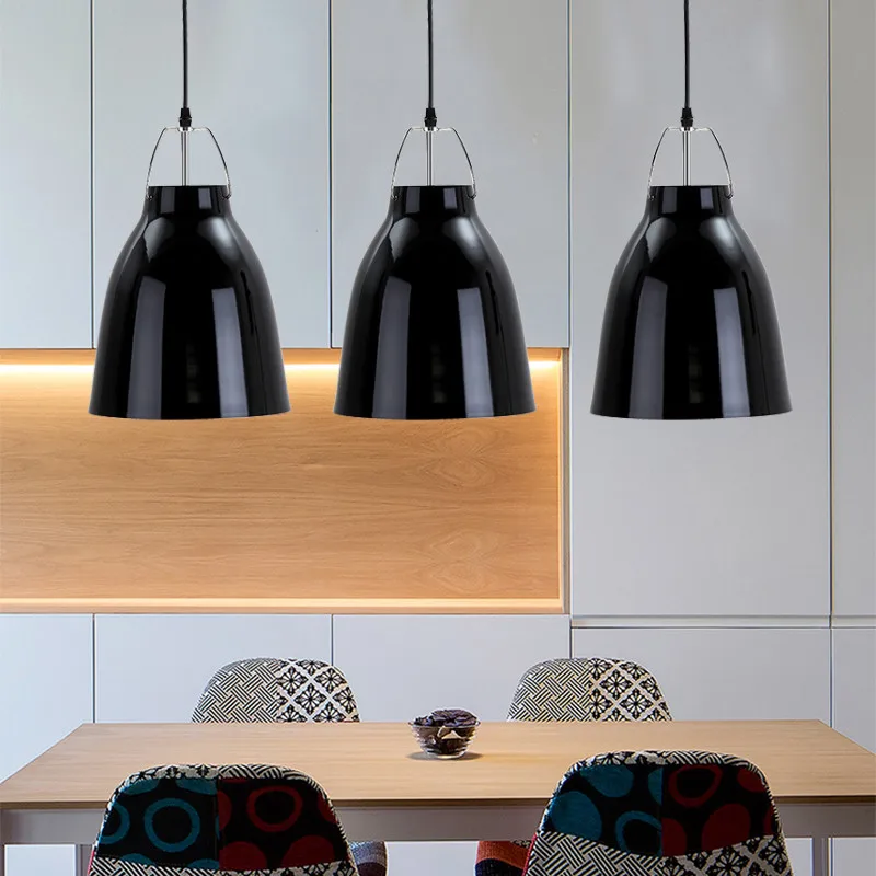 קרווג ' ו תליון מנורה סקנדינבי מינימליסטי E27 העתק עיצוב המנורה על מסעדת שולחן האוכל במטבח בר עיצוב קפה בר אור התמונה 2