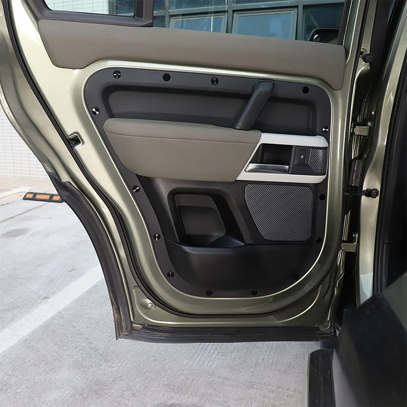 עבור לנד רובר דיפנדר 110 2020 - 2024 דלת המכונית המחוונים בורג מכסה הגנה מדבקות סגסוגת אלומיניום הפנים אביזרים התמונה 5