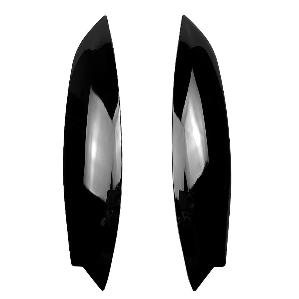 מבריק שחור פנסים, הגבות, העפעפיים מכסים עפעף הראש אור המנורה מדבקות עבור גולף 5 R32 MK5 2005 2006 2007 התמונה 0
