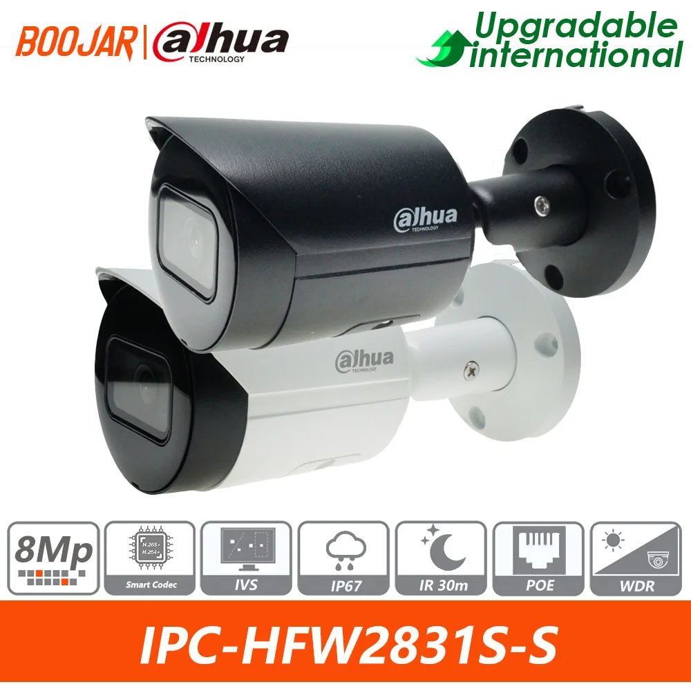 Dahua המקורי IPC-HFW2831S-S-S2-Ip מצלמה 8MP לייט IR קבוע-מוקד כדור רשת מצלמה יכול לשדרג IP67 IR 30m התמונה 0
