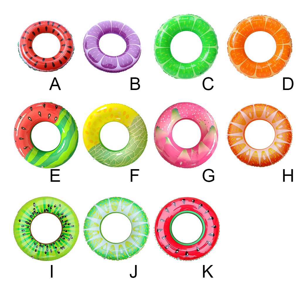 צבעוני PVC פירות טבעת צפה - מומלץ לגילאי 9 ומעלה הקיץ מסיבות בריכה שחייה הטבעת שחייה התמונה 0
