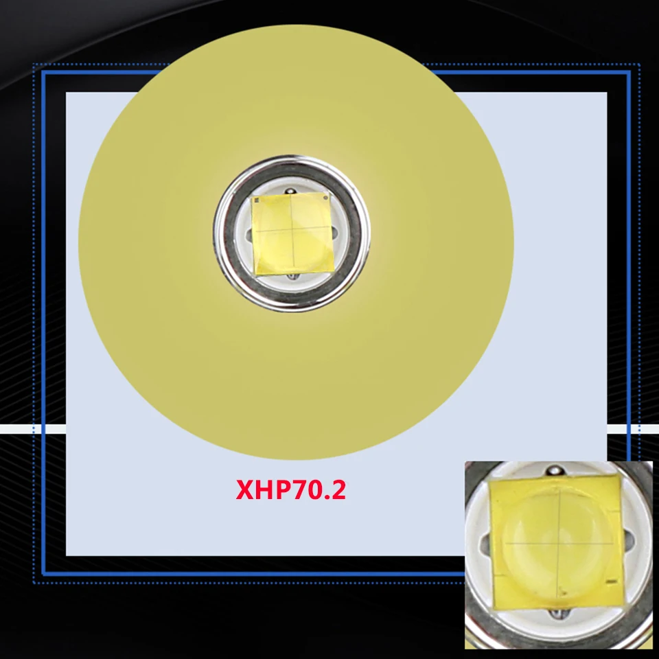 XHP70 פנס Led IPX8 מקצועי צלילה כיתה לפיד עמיד למים 1500LM 200m כוח על ידי 26650 18650 סוללה פנס חיצוני התמונה 5